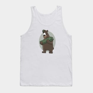 Soldier Bear Tank Top